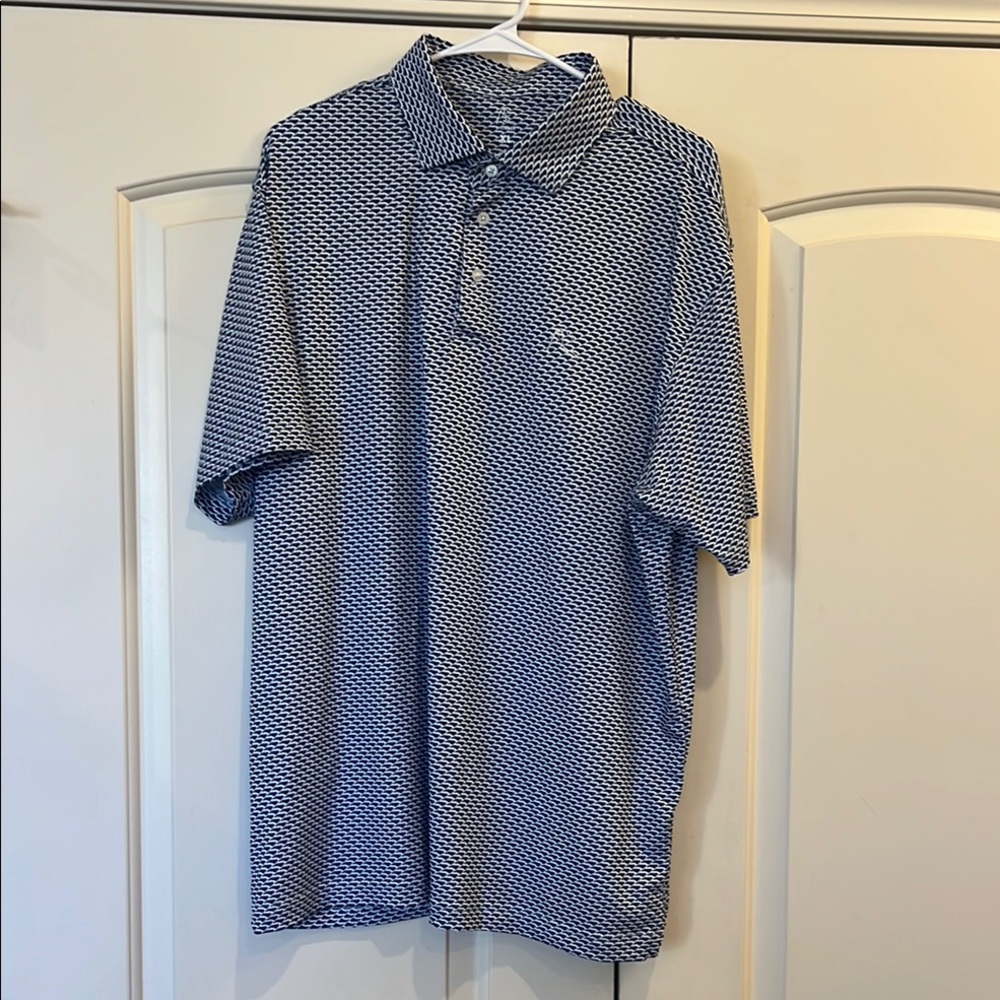 Rhoback Men's Blue Polo Shirt XL